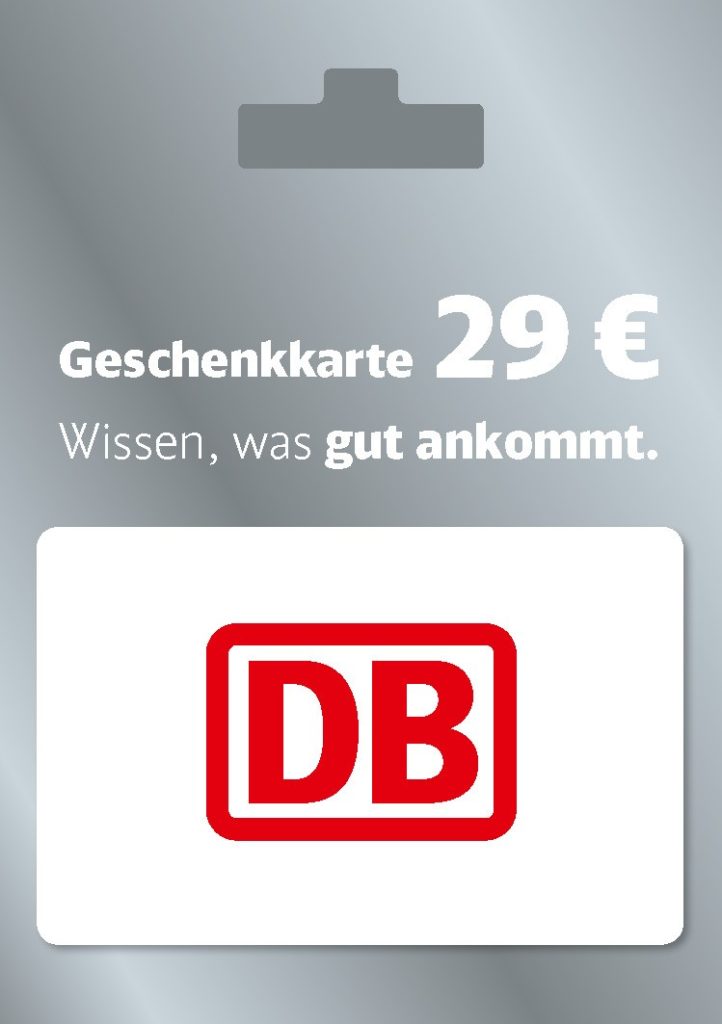 DB GESCHENKKARTE » 5€ BahnRabatt bei Edeka, Rewe & Co.